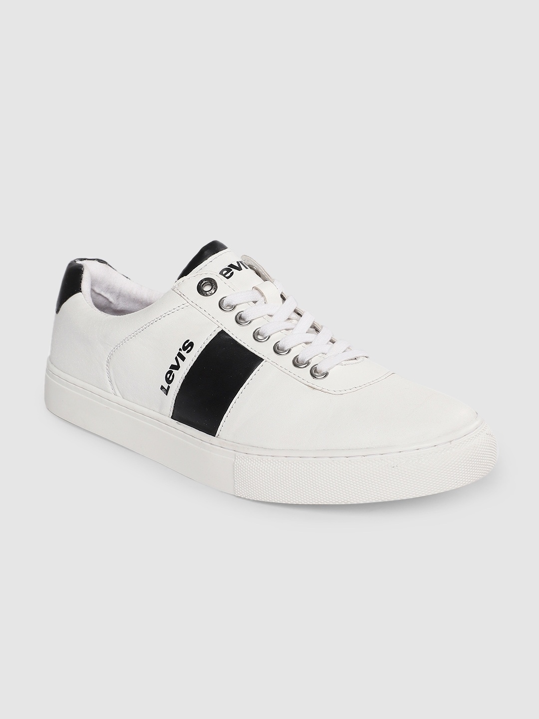 levis white canvas trainers