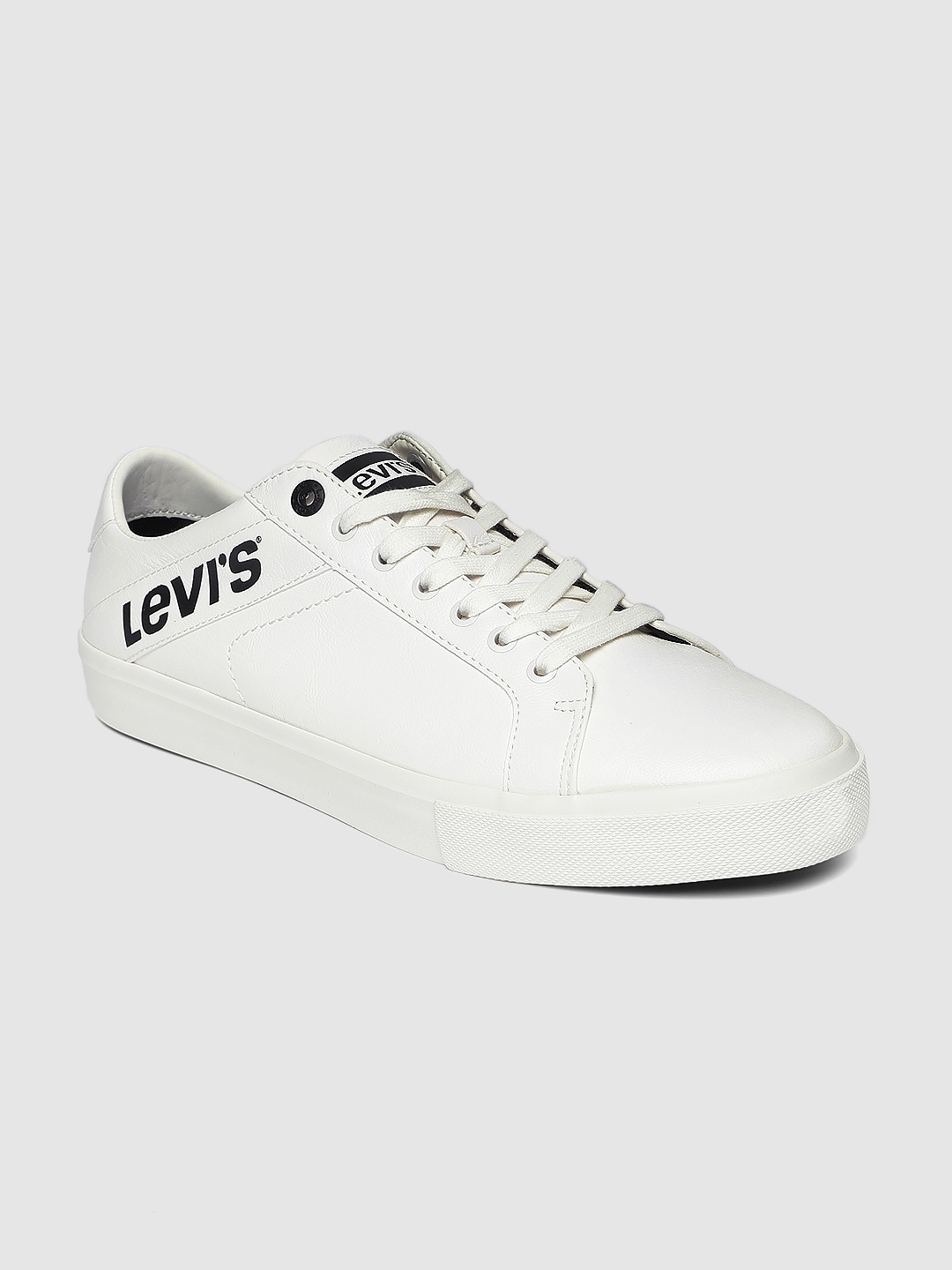 white high top levis shoes