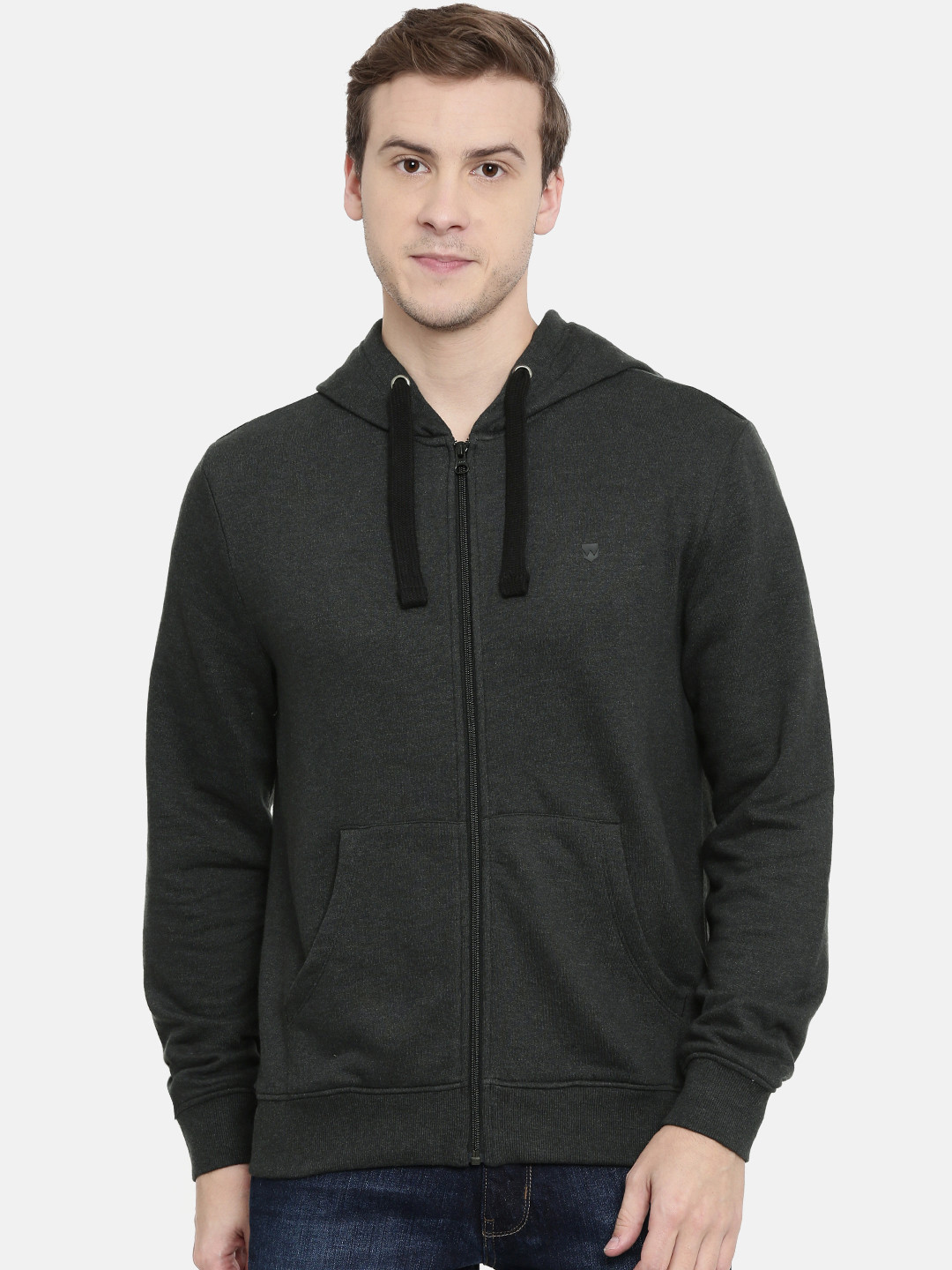Wrangler Black Cotton Men's Sweatshirt main image 1