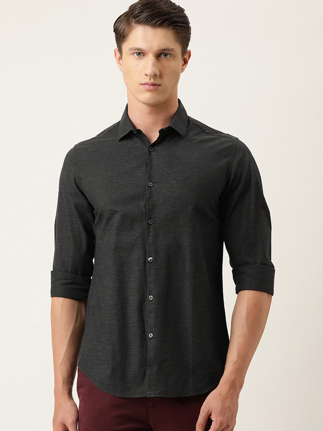 black casual shirt by calvin klein