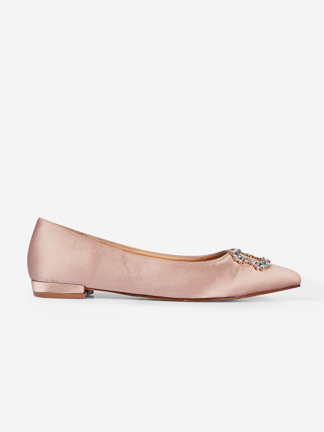 Buy DOROTHY PERKINS Women Peach Coloured Solid Ballerinas Flats for Women 10268945 Myntra
