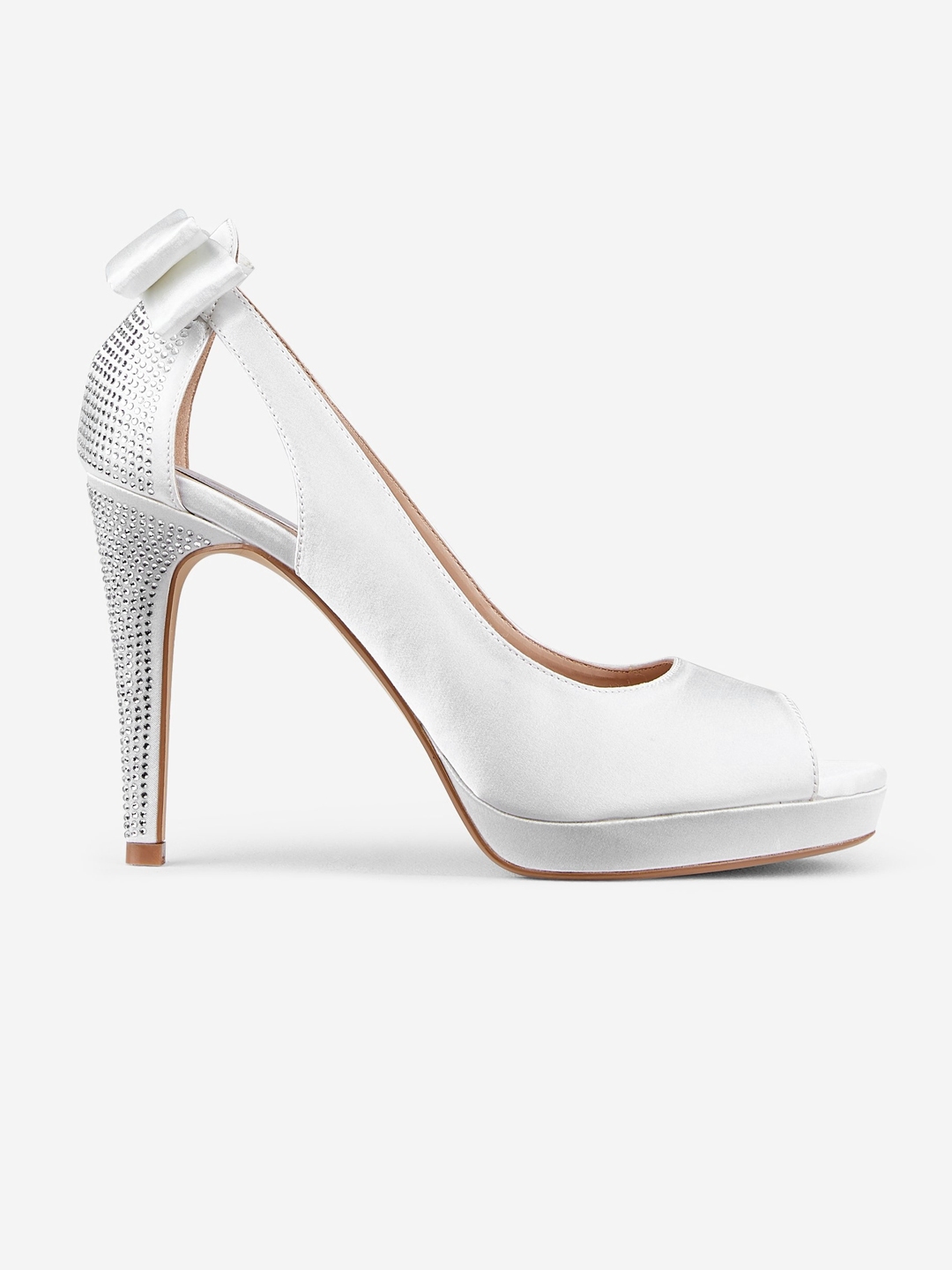 Buy Dorothy Perkins Women Off White Solid Peep Toes Heels For Women 10269259 Myntra 6292