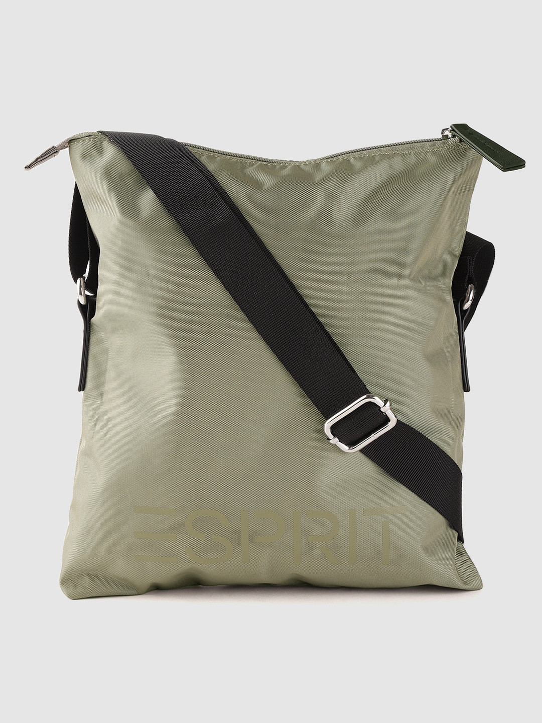 Buy ESPRIT Olive Green Solid Sling Bag Handbags for Women 10269527