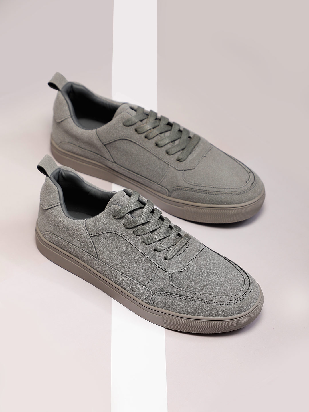 Buy LOCOMOTIVE Men Grey Sneakers - Casual Shoes for Men 10272023 | Myntra