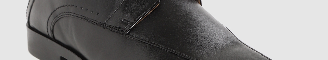 Buy Louis Philippe Men Black Leather Formal Derbys - Formal Shoes for Men 10276079 | Myntra