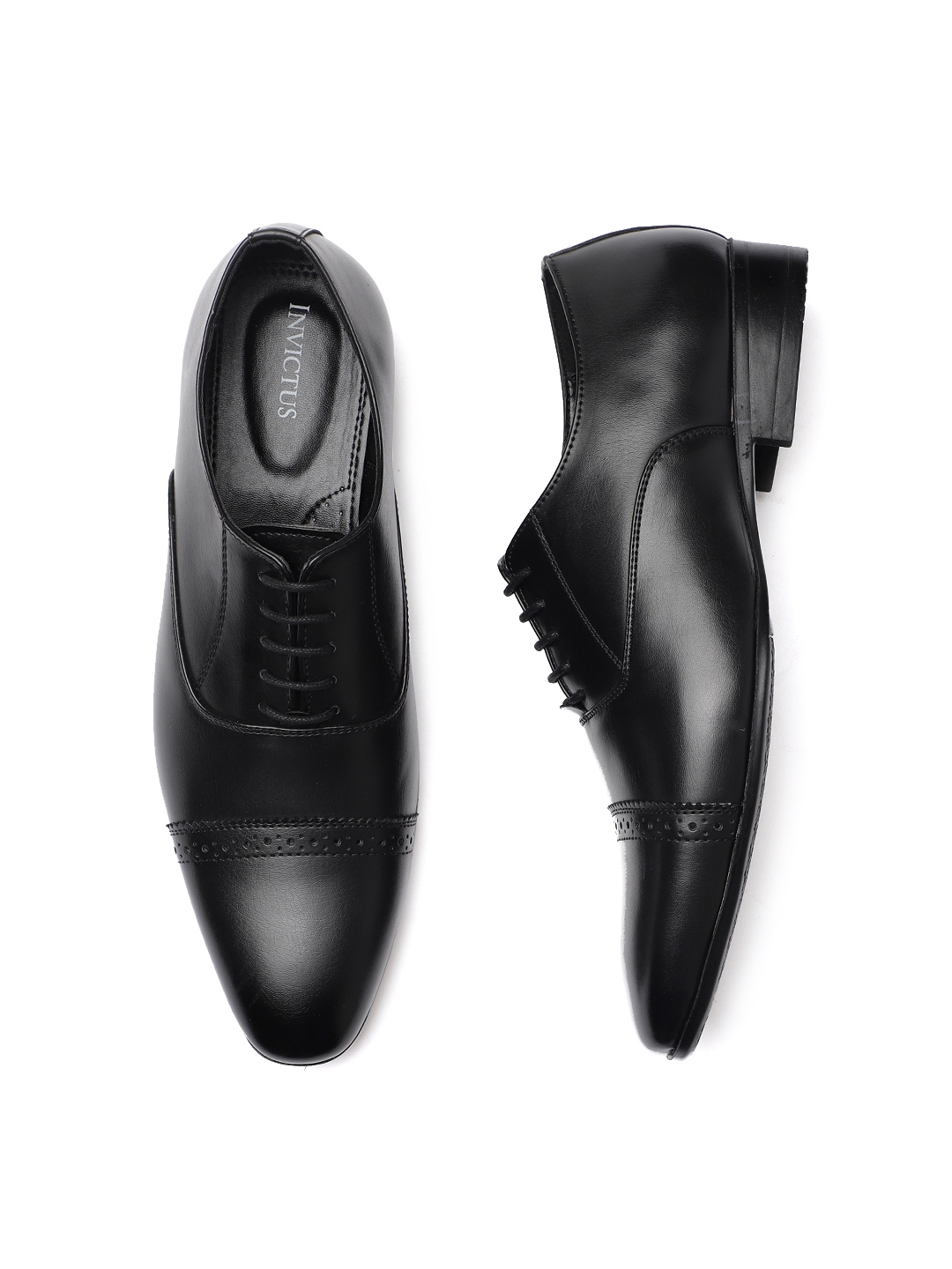 invictus black formal shoes