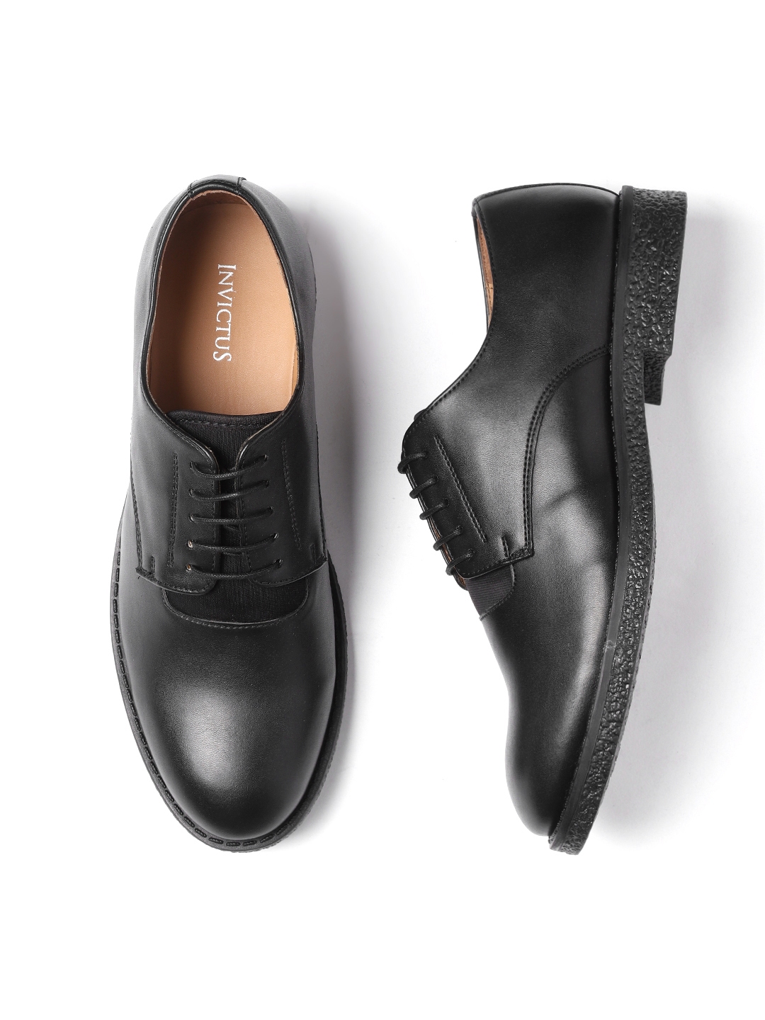 invictus black formal shoes
