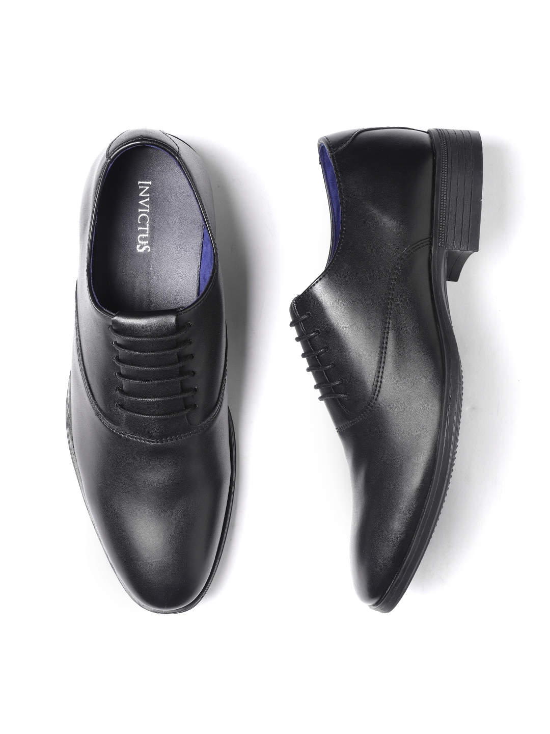 invictus black formal shoes