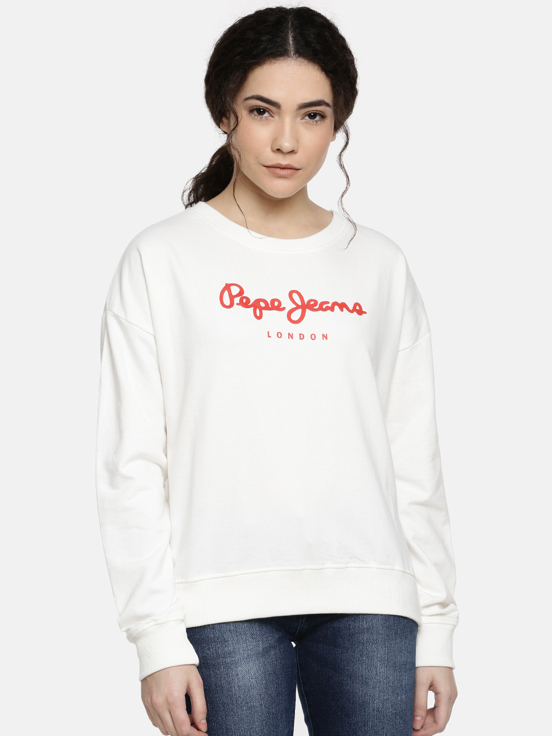 Pepe jeans women's sweatshirt clearance