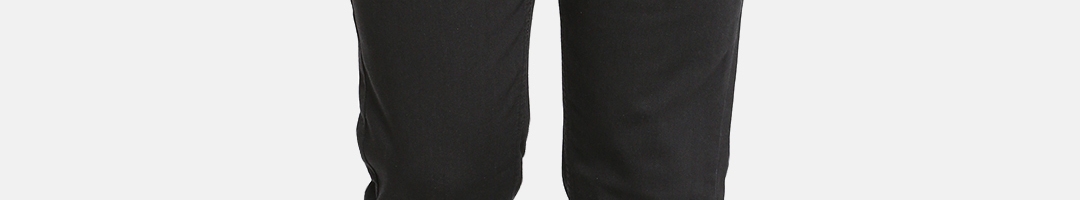 Buy Lee Men Black Travis Narrow Slim Fit Mid Rise Clean Look ...