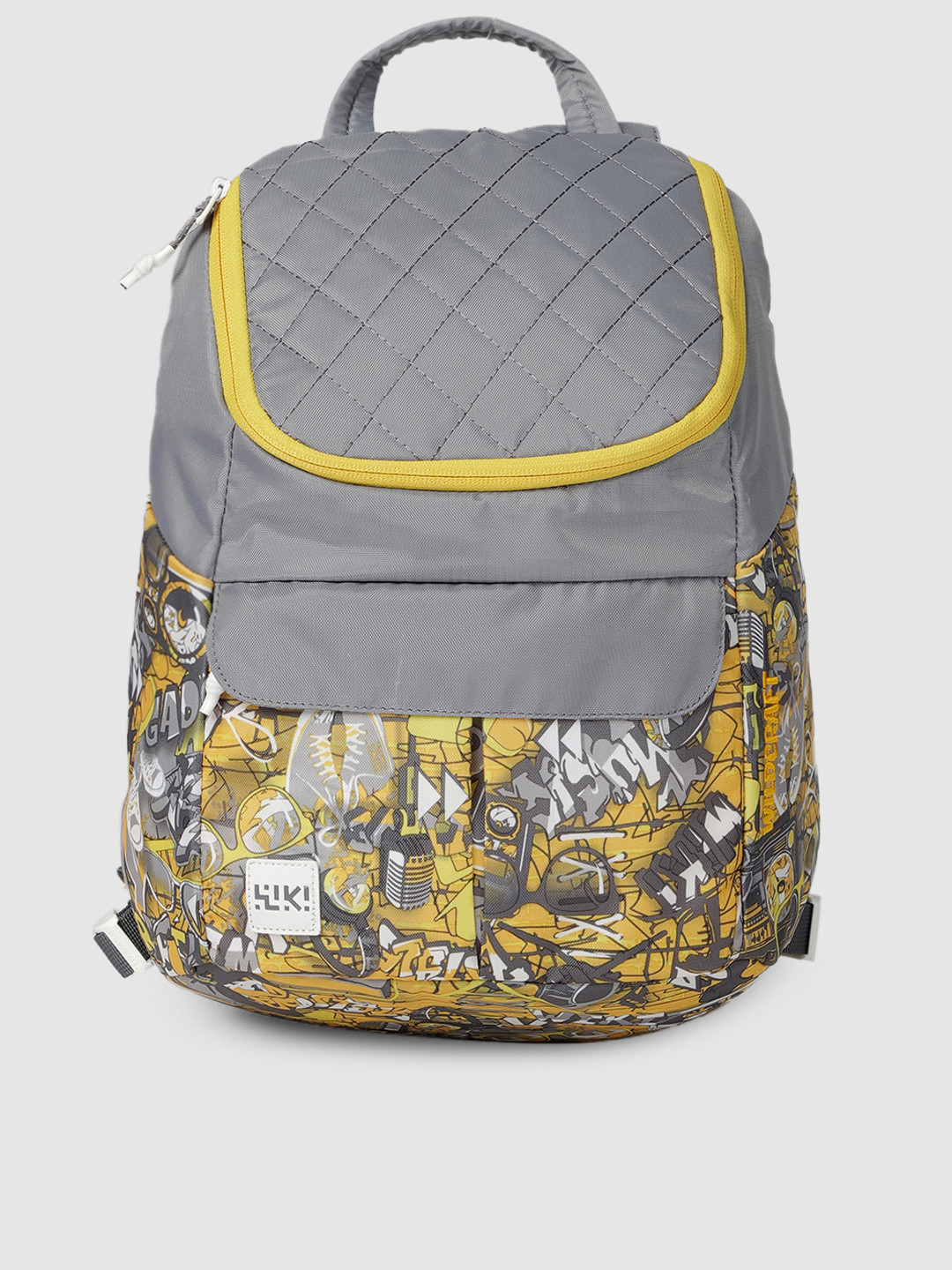 Buy Wildcraft Women Yellow & Grey Graphic Backpack Backpacks for Women 10293733 Myntra
