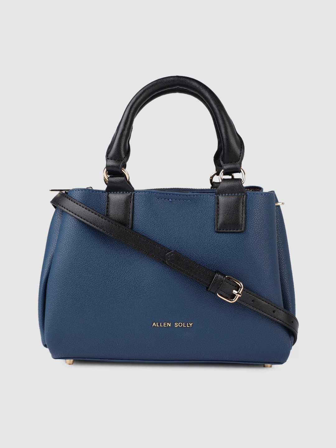 Buy Allen Solly Blue Solid Handheld Bag - Handbags for Women 10293807 ...