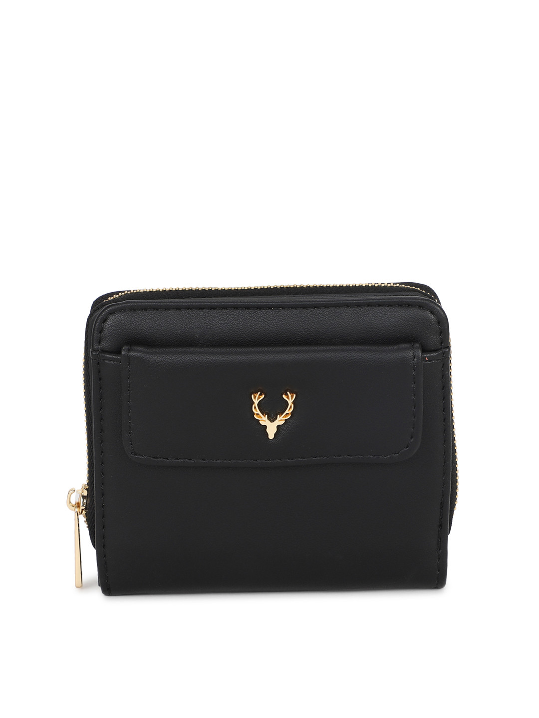 Buy Allen Solly Women Black Solid Solid Purse Clutch Clutches for