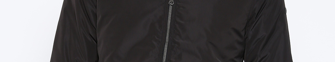 Buy U.S. Polo Assn. Men Black Solid Bomber Jacket - Jackets for Men ...