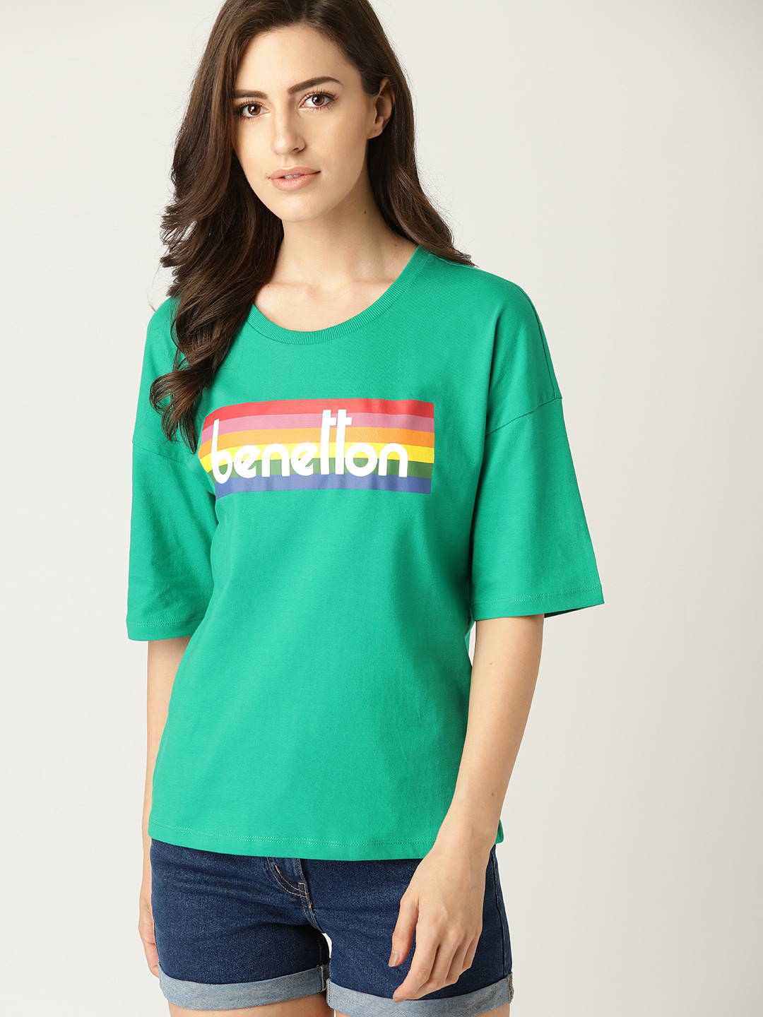 benetton ladies t shirt