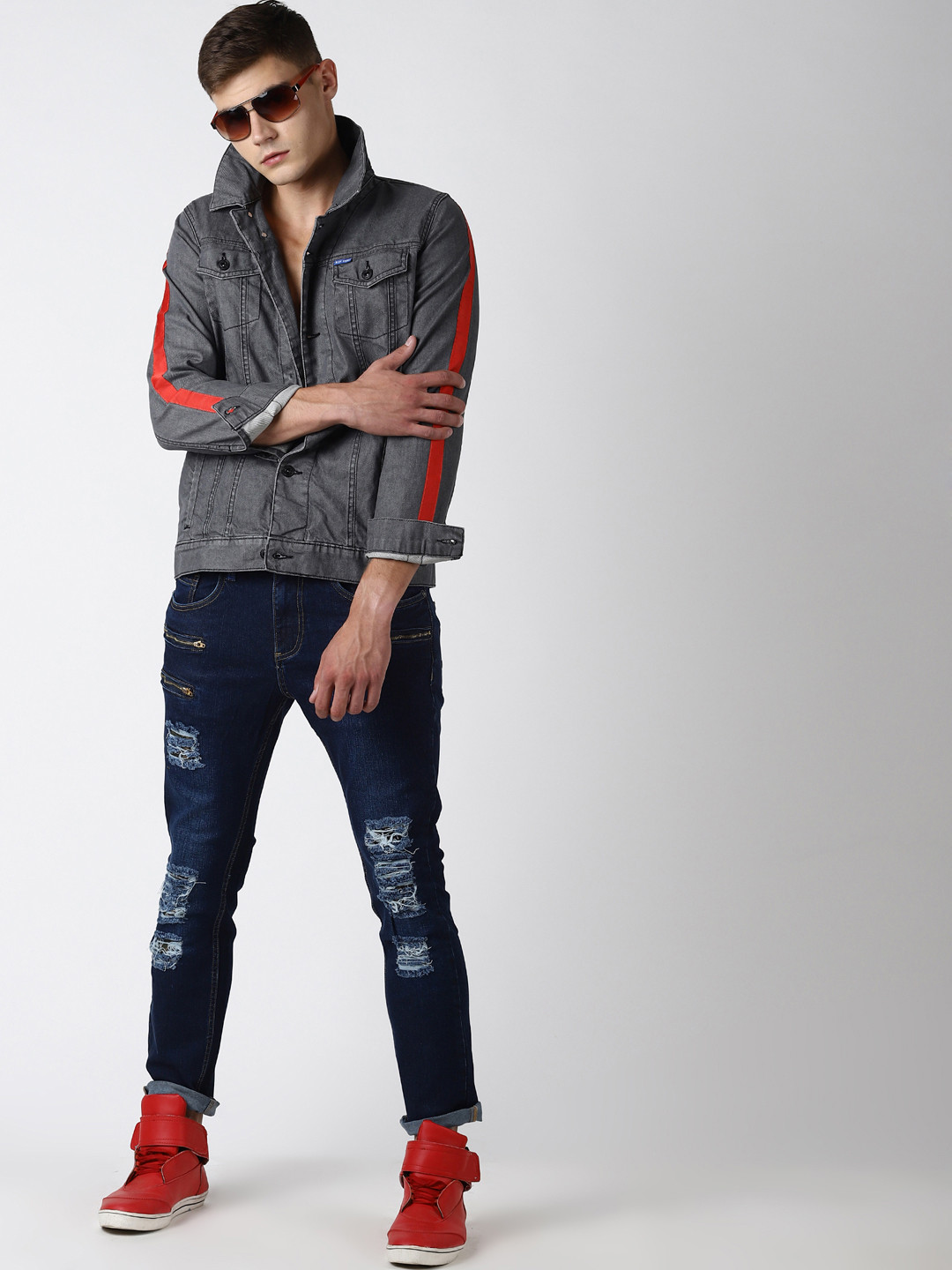 blue saint denim jacket