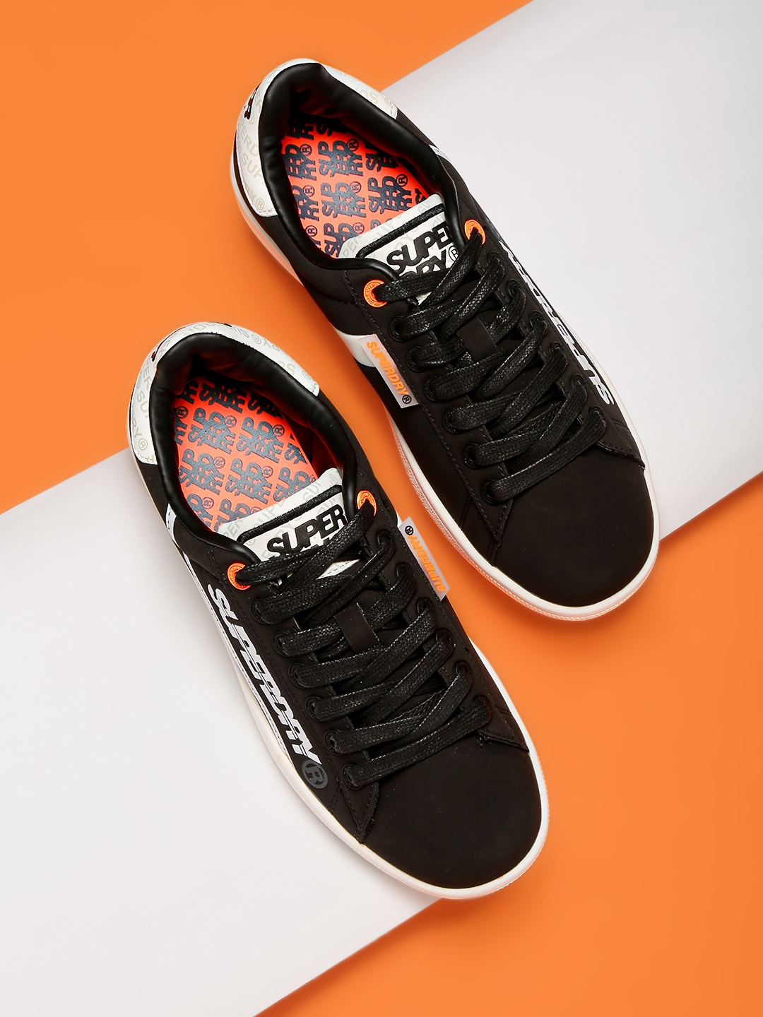superdry black shoes