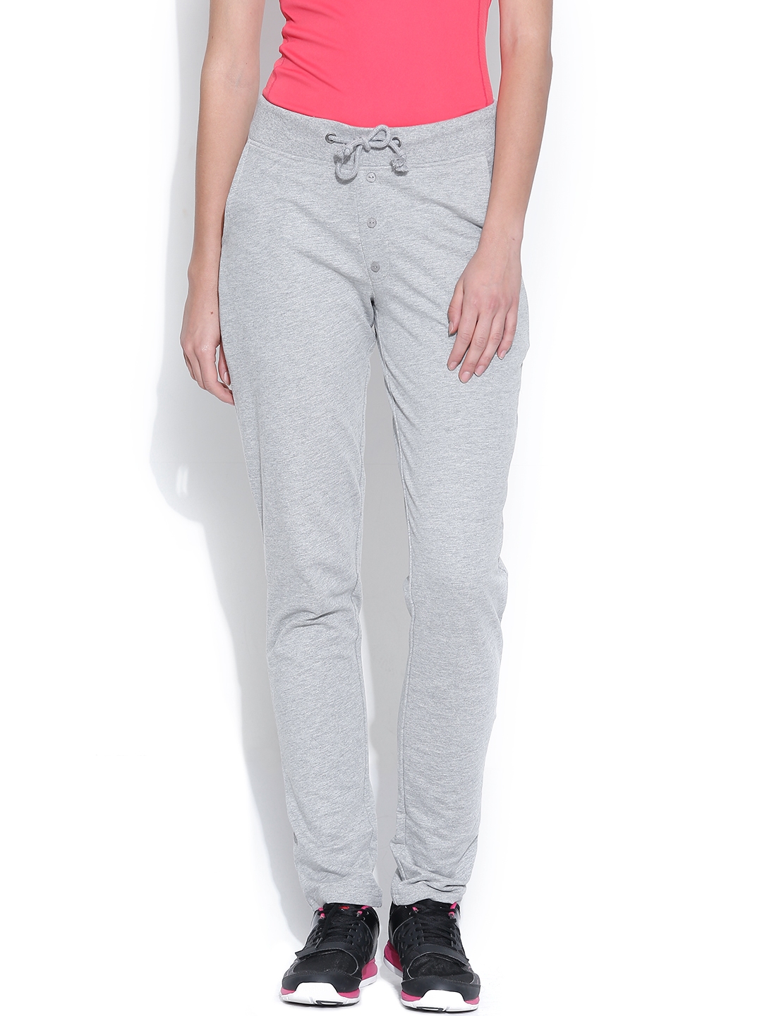womens grey track pants