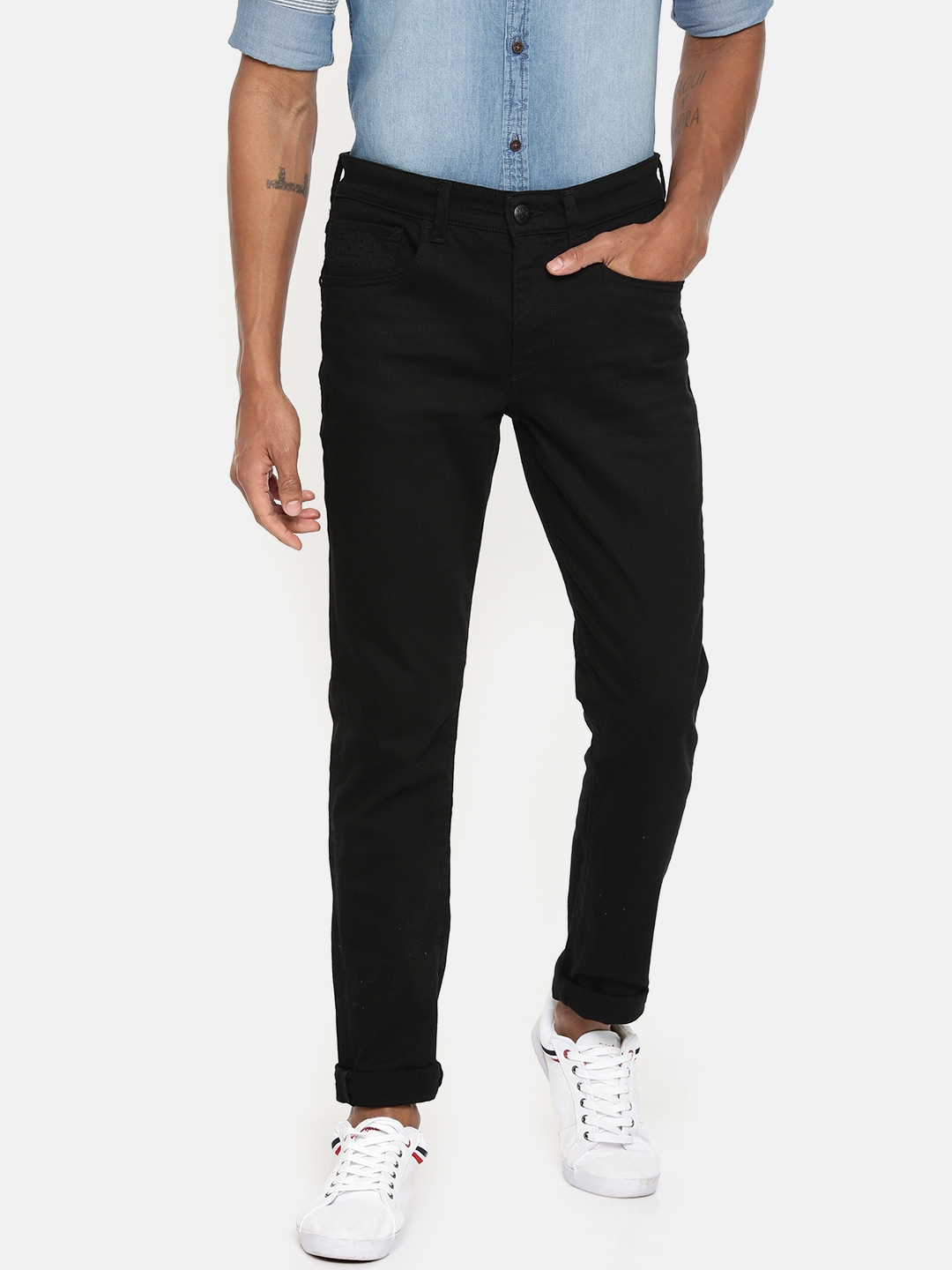us polo assn black jeans