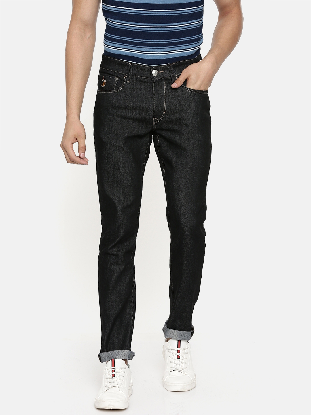 us polo assn black jeans