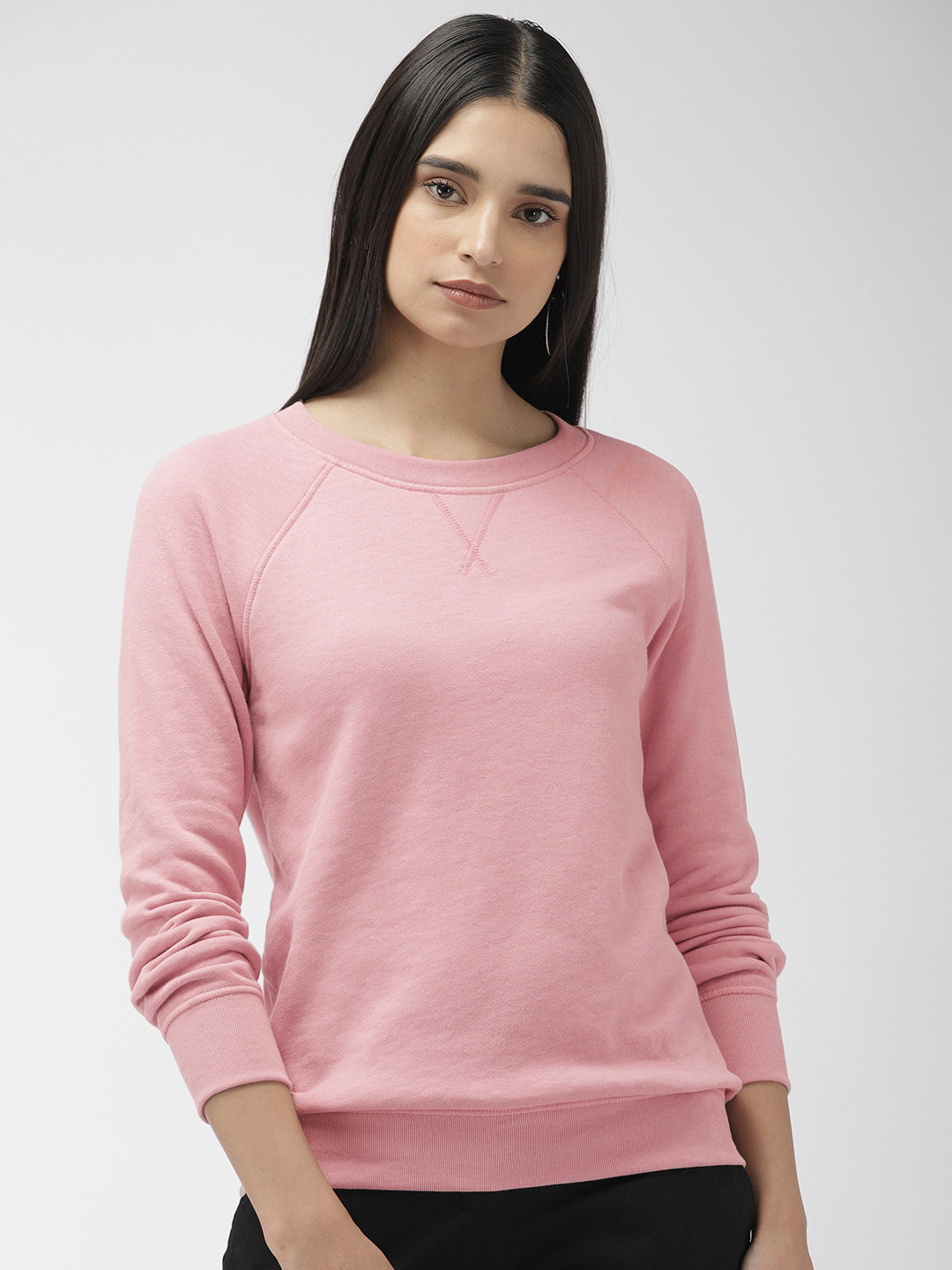 M&s pink sweatshirt clearance