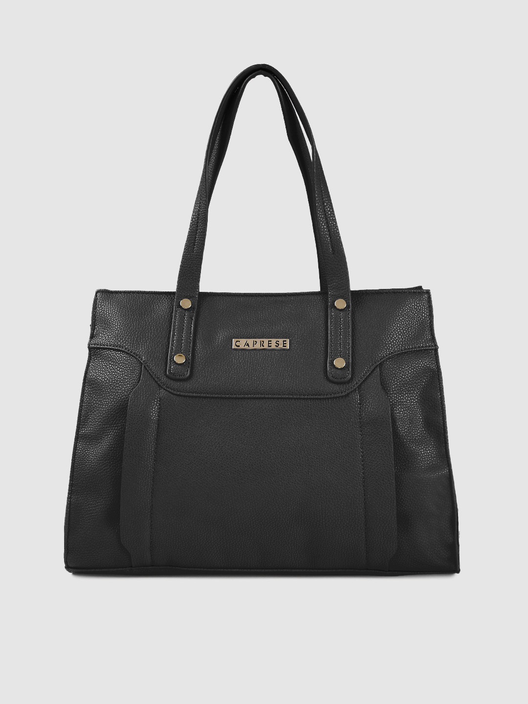 Buy Caprese Black Solid Shoulder Bag Handbags for Women 10331851 Myntra