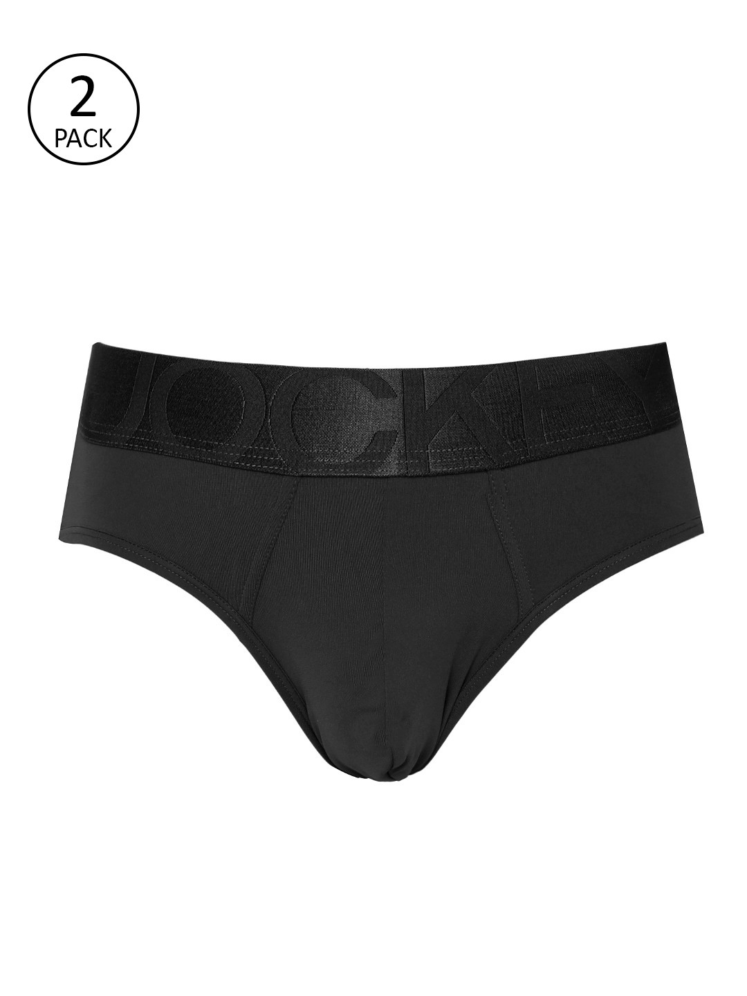 Buy Jockey Pack Of 2 INTERNATIONAL COLLECTION Men Black Briefs 1338166