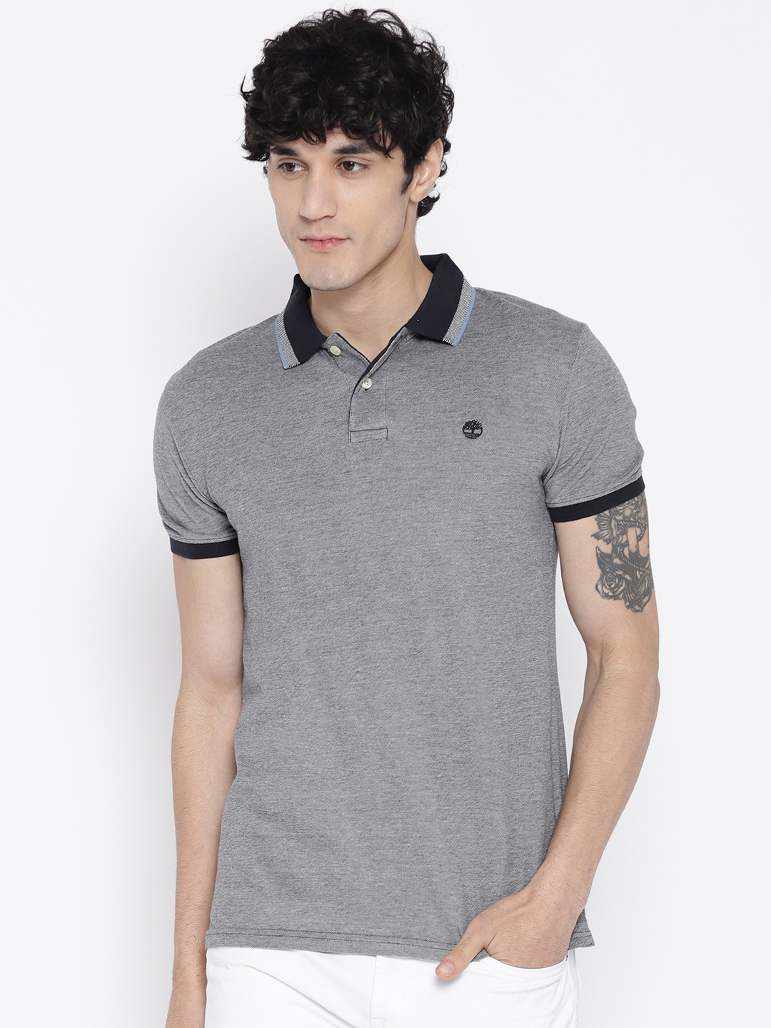 timberland collar t shirt