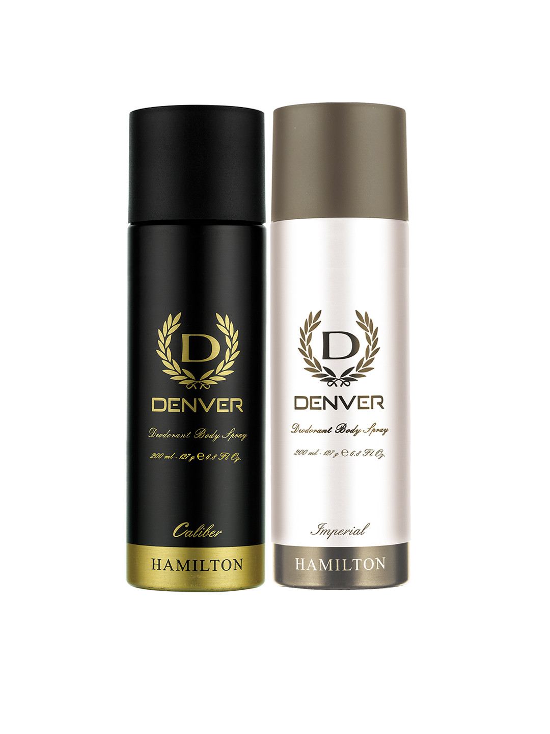 Buy Denver Set Of 2 Imperial And Caliber Deodorant Body Sprays Fragrance Gift Set for Men
