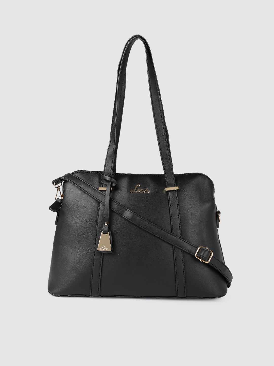 Buy Lavie Black Solid Shoulder Bag - Handbags for Women 10347157 | Myntra