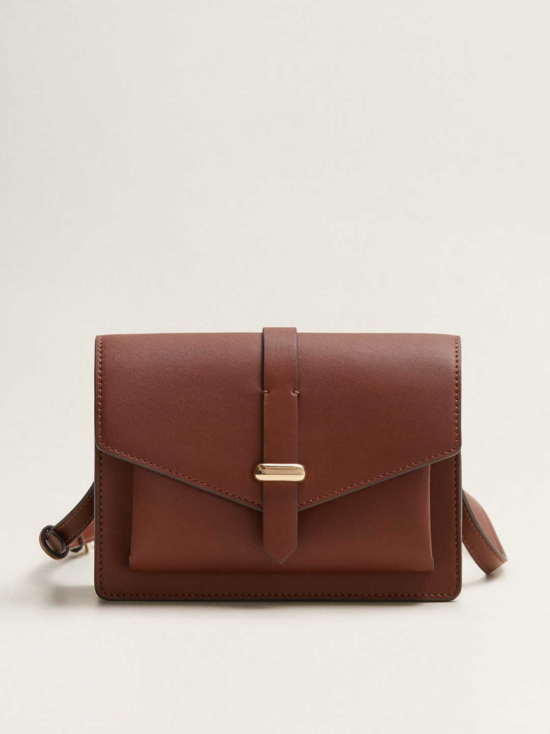 Buy MANGO Brown Solid Sling Bag Handbags for Women 10351597 Myntra