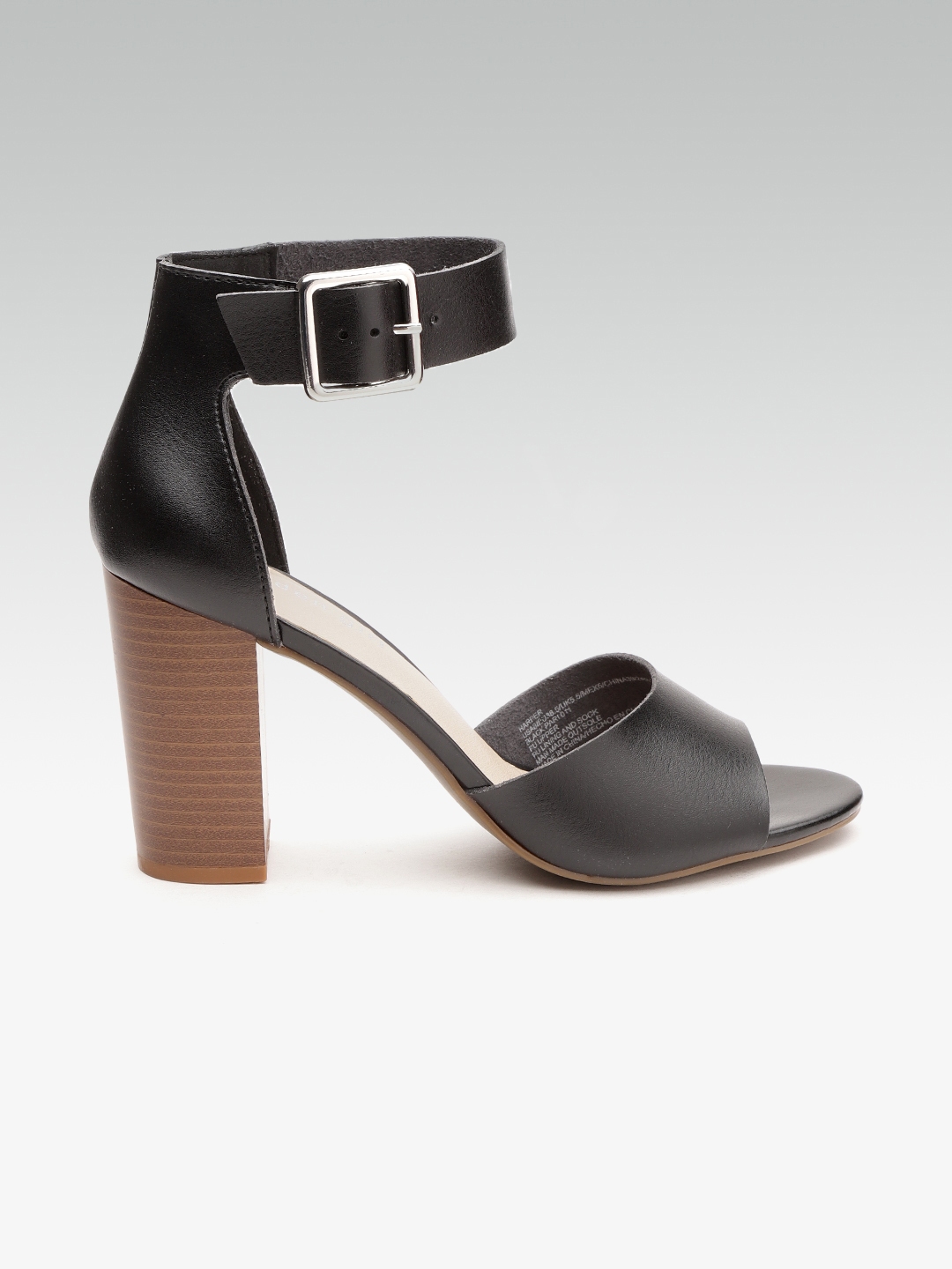 steve madden block heel black