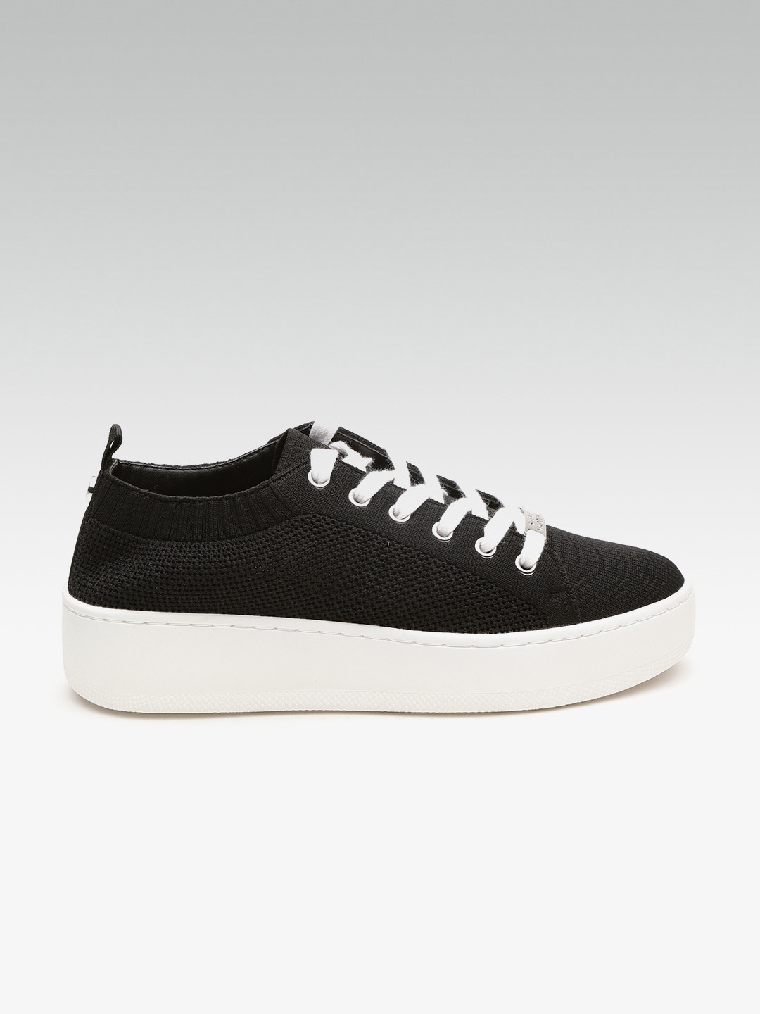 Buy Steve Madden Women Black Flatform Sneakers Casual Shoes for Women