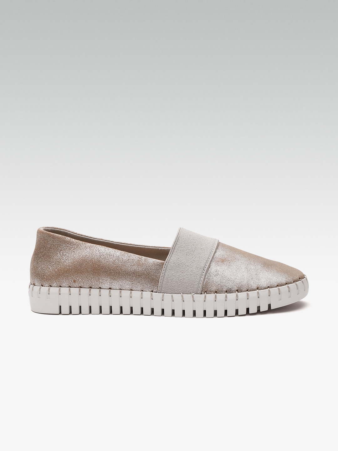 steve madden slip ons rose gold