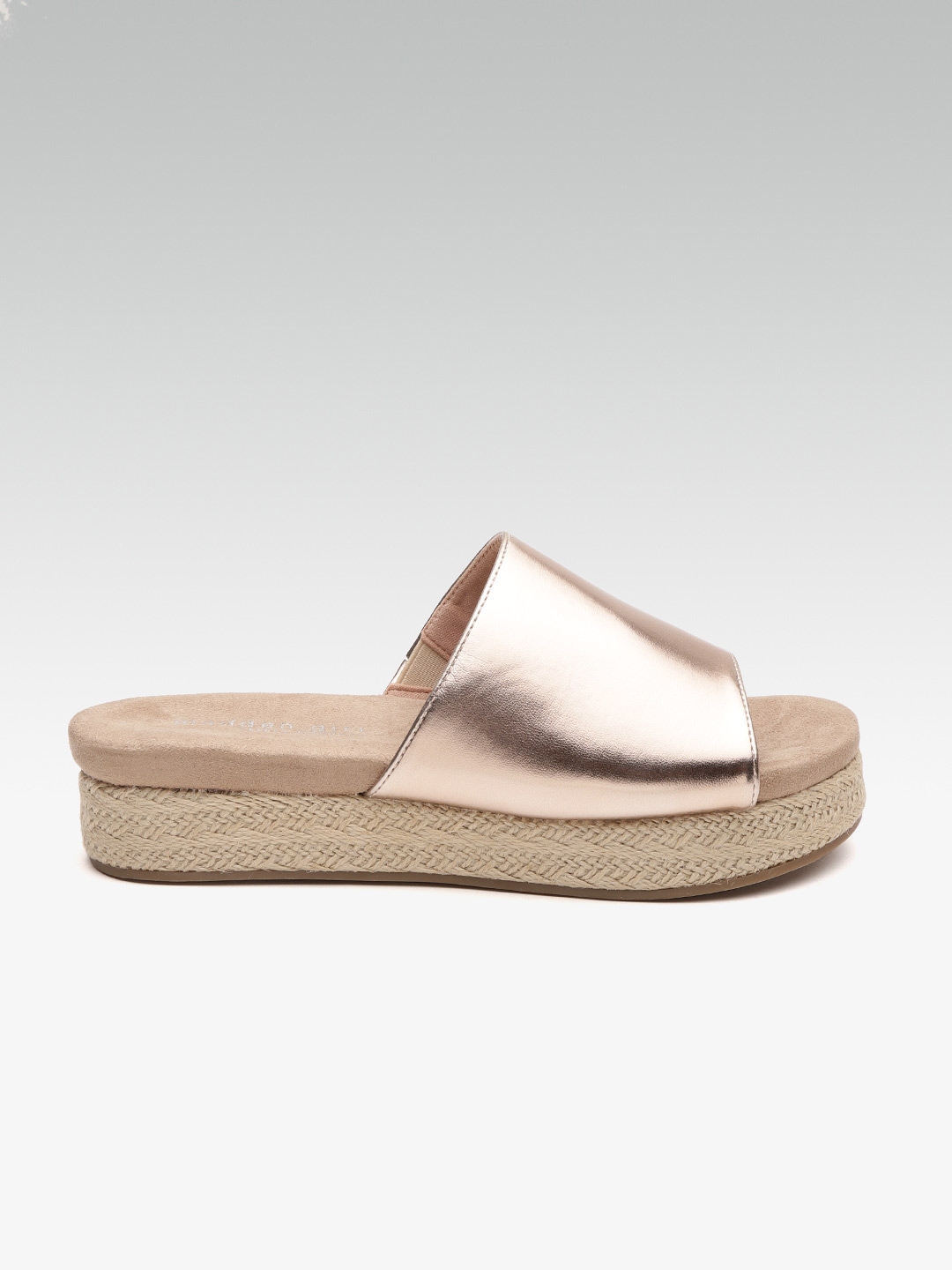 steve madden slip ons rose gold