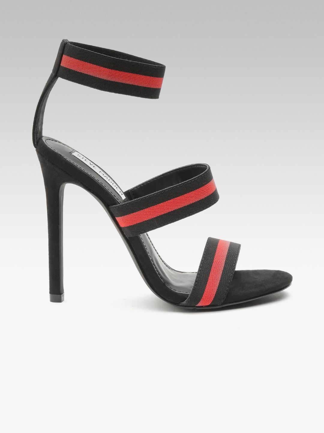 red and black steve madden heels