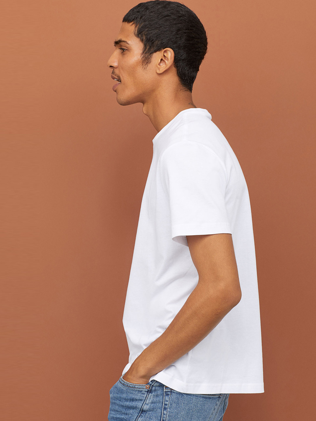 Buy H&M Men White Regular Fit 3 Pack Sustainable Sustainable T Shirts