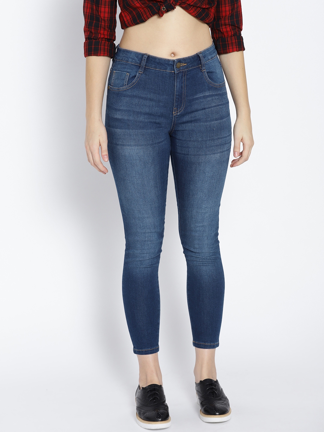 navy blue jeans for ladies