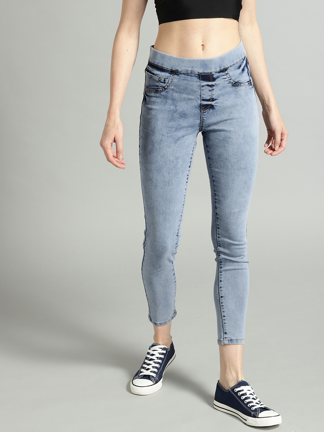 women's jeans jeggings on myntra