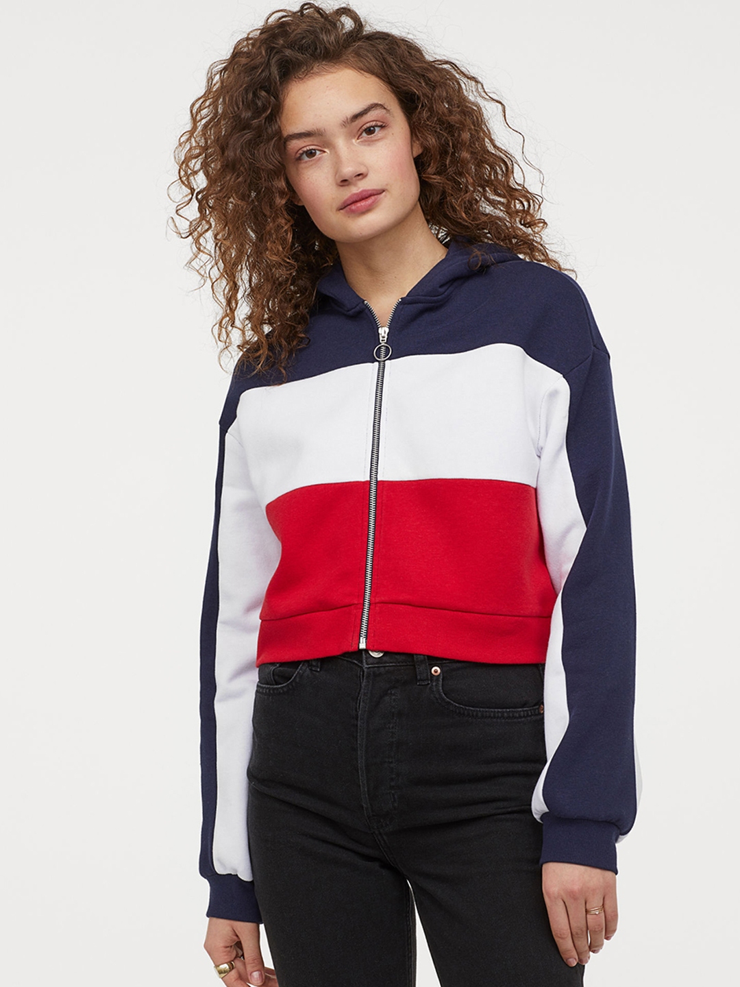 h&m white hoodie