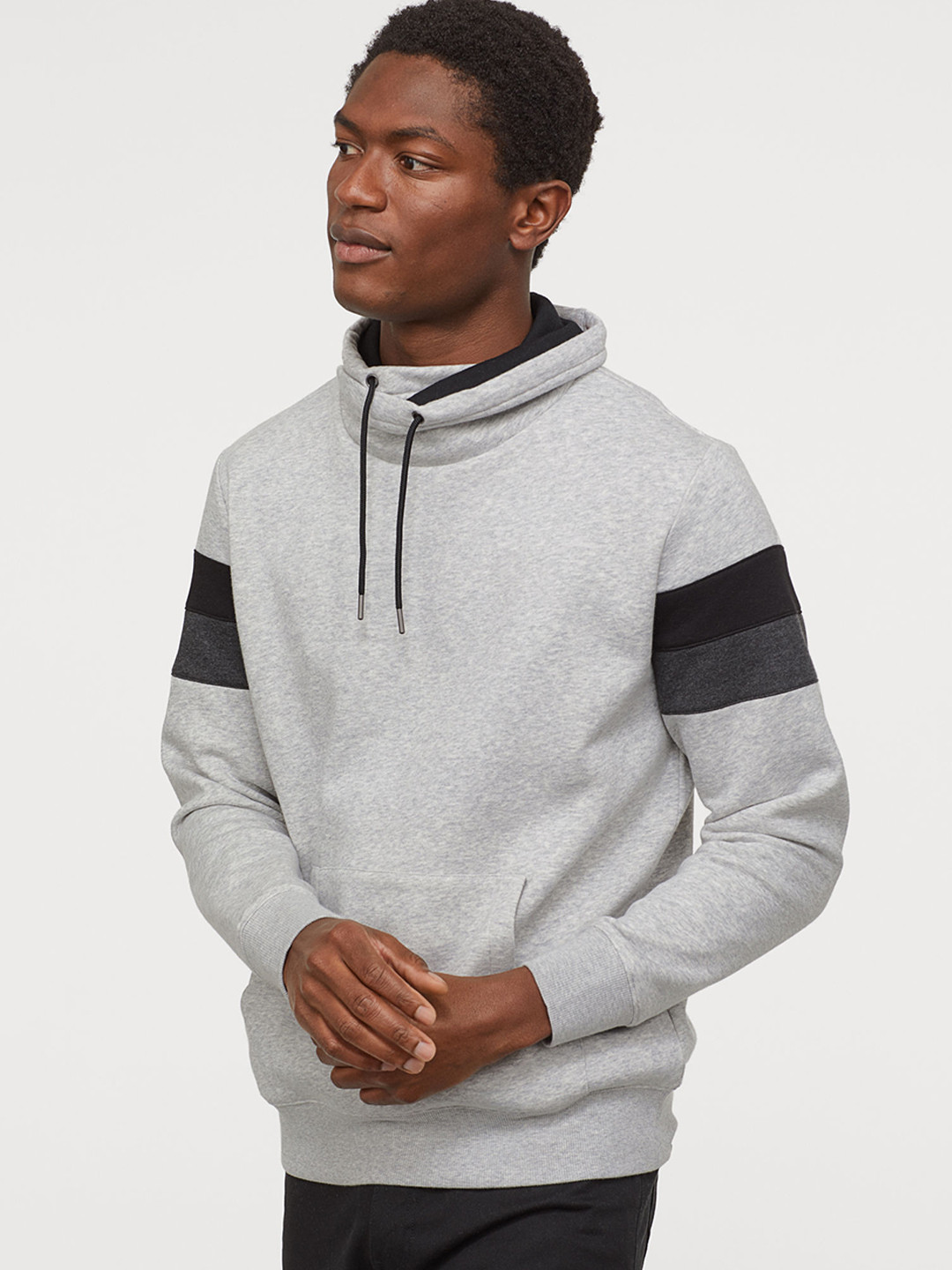 H&m funnel collar sweatshirt clearance