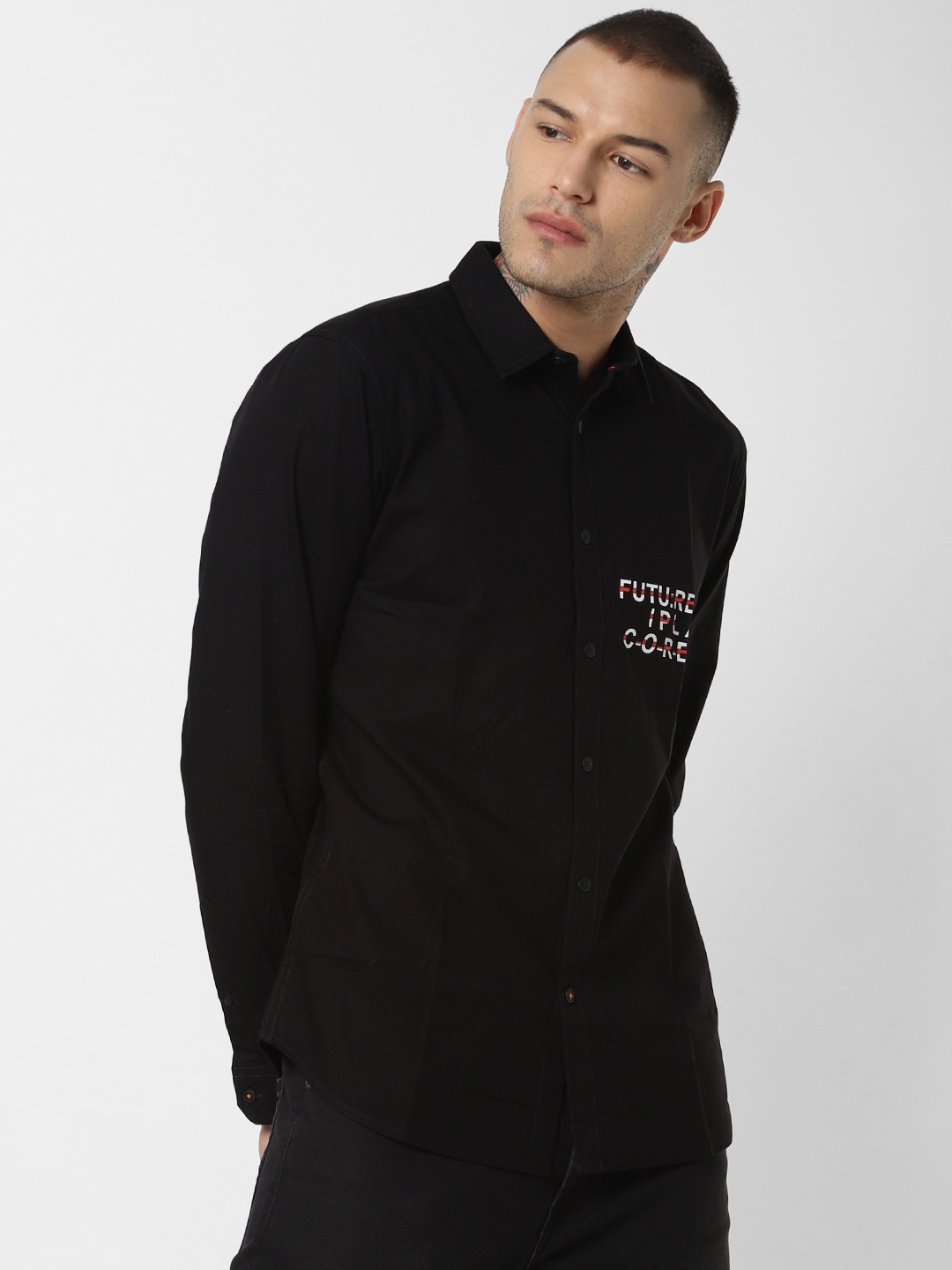 jack and jones shirt black