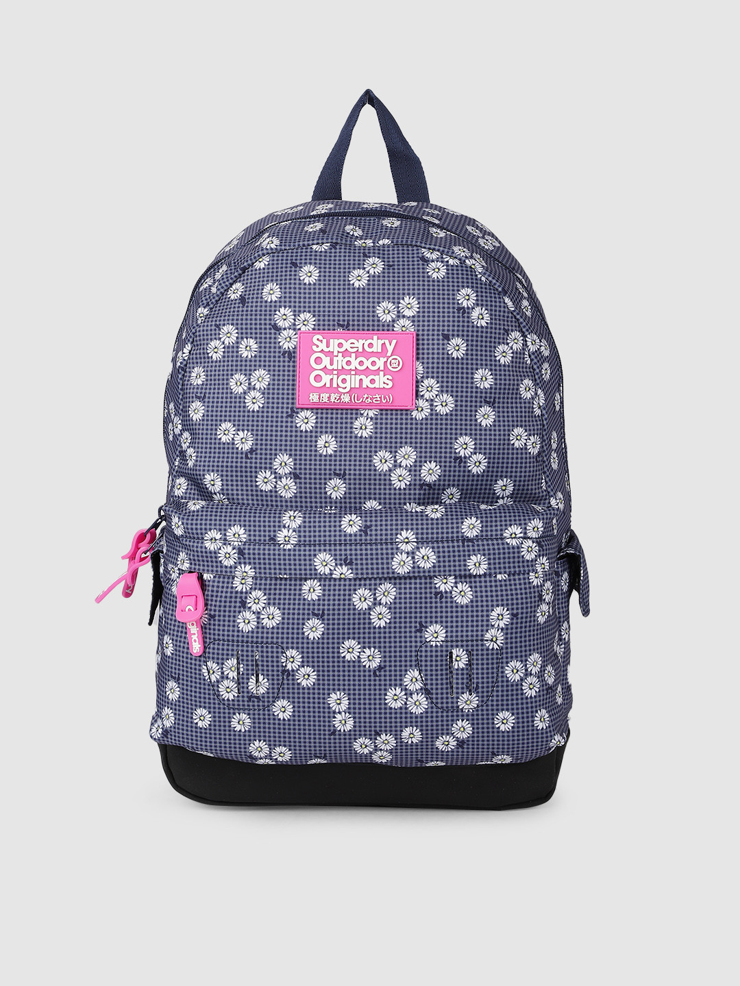 Buy Superdry Women Navy Blue Graphic Printed Backpack Backpacks for