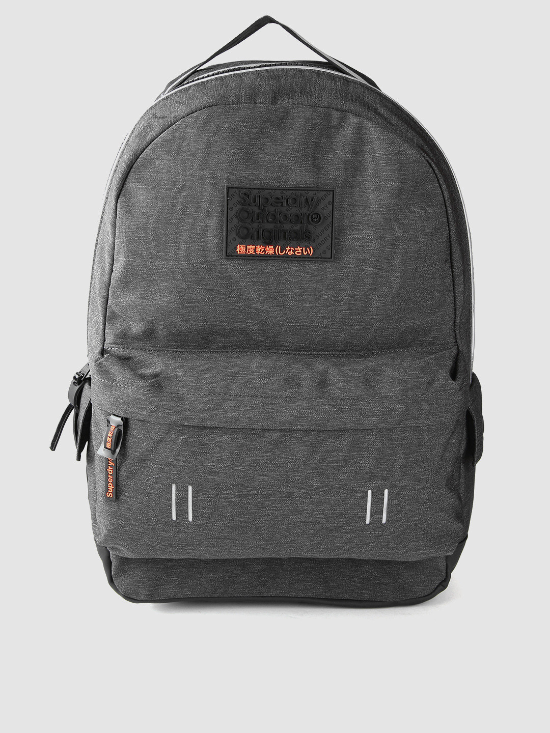 Buy Superdry Men Charcoal Grey Solid Laptop Backpack Backpacks for