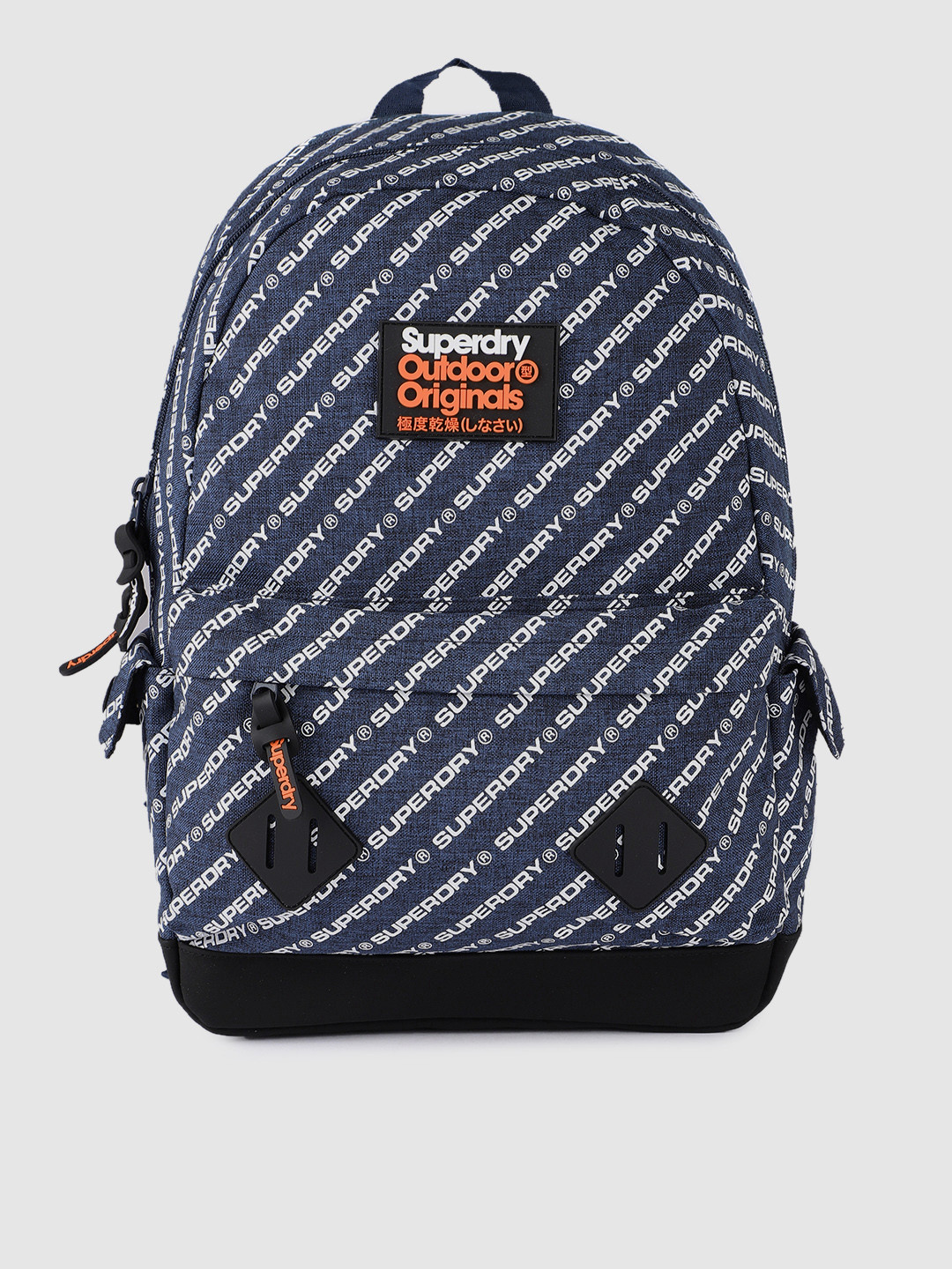 Buy Superdry Men Navy Blue & White Printed Backpack Backpacks for Men