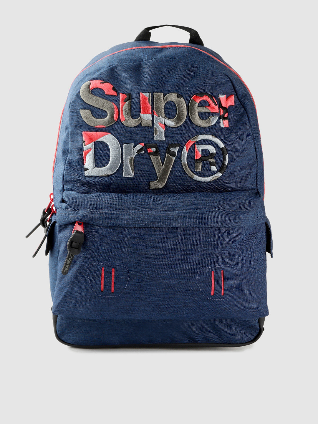 Buy Superdry Men Navy Blue Embroidered Brand Logo Backpack Backpacks