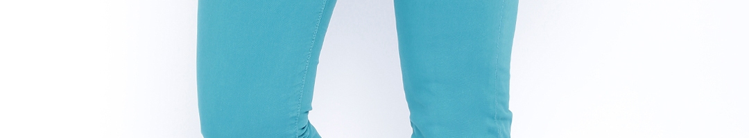 Buy U.S. Polo Assn. Women Blue Trousers - Trousers for Women 1037228 ...
