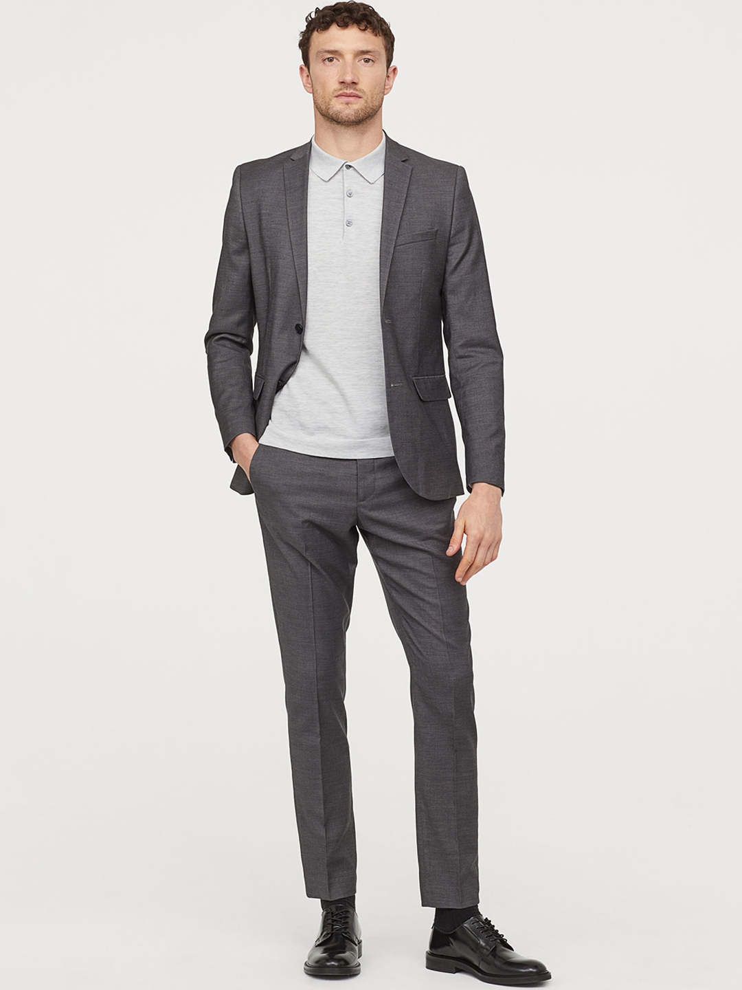 h and m grey trousers