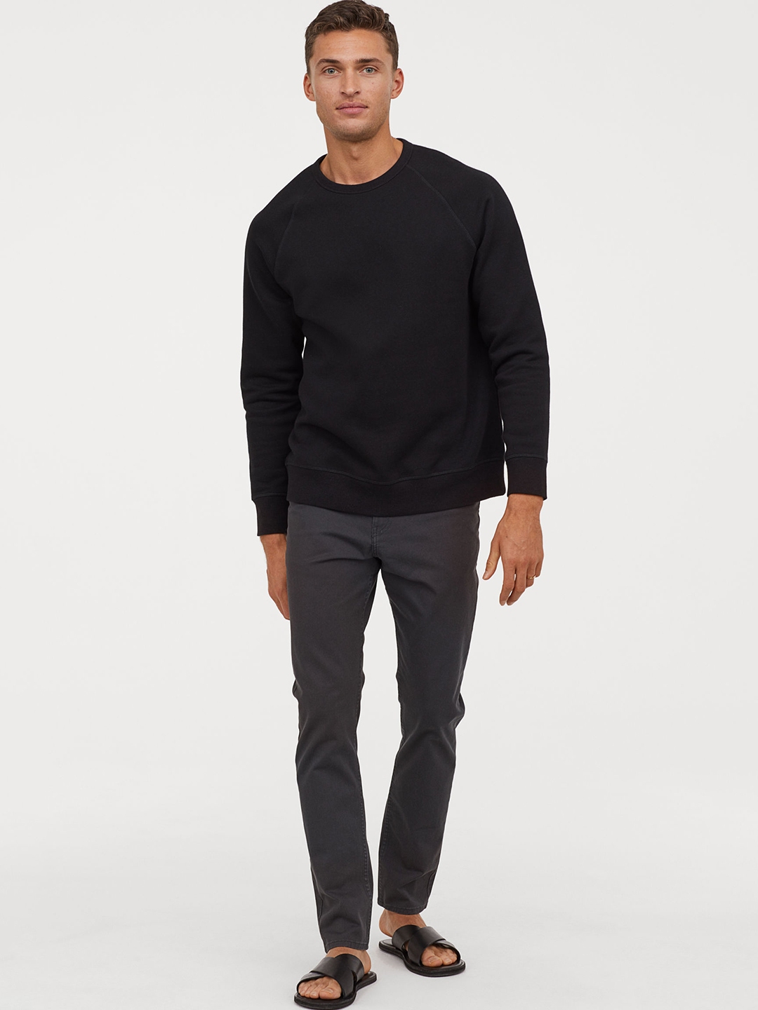 h and m grey trousers