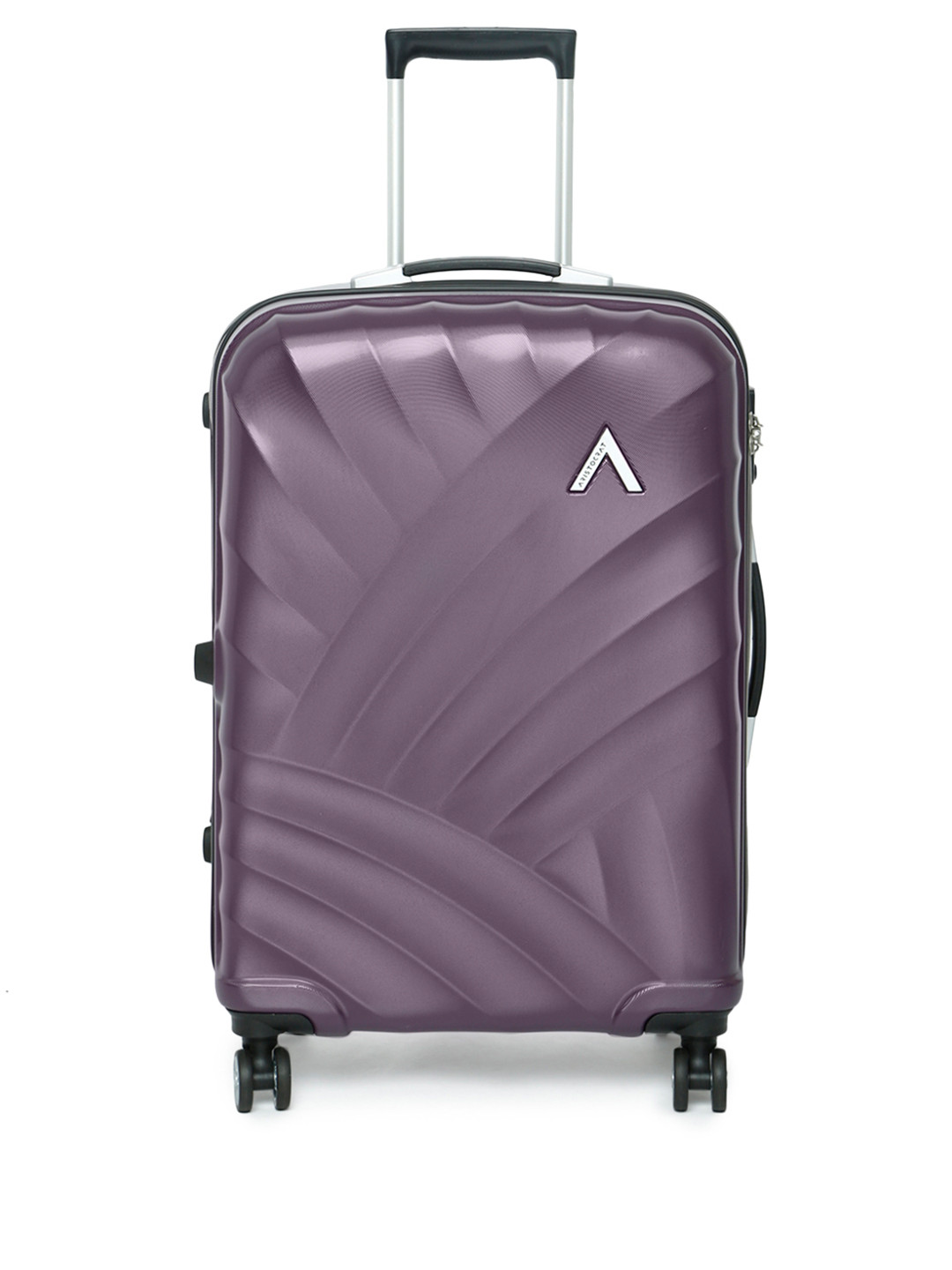 Buy Aristocrat Unisex Purple Solid Medium Trolley Bag Trolley Bag for